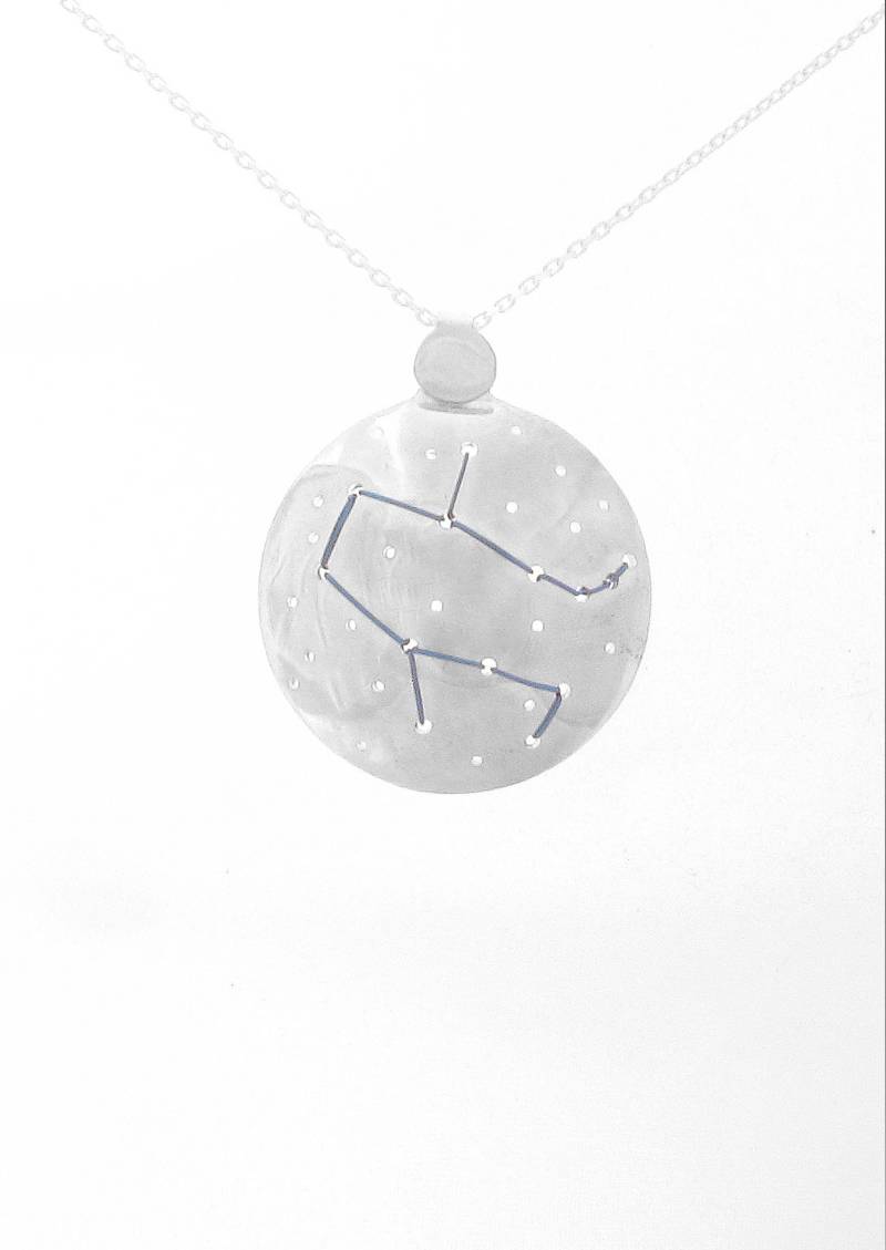 Zwillinge Konstellation Anhänger, Gemini Tierkreis Zeichen von MinicsigaJewellery