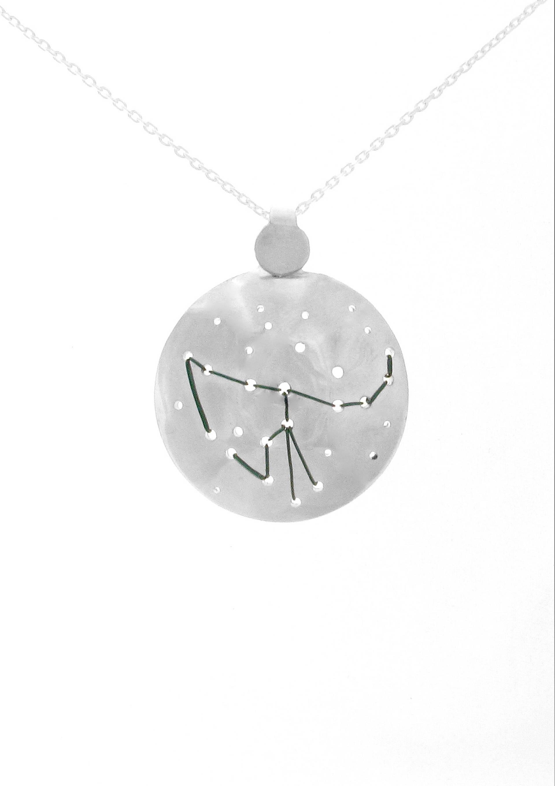 steinbock Konstellation Anhänger, Tierkreis Zeichen von MinicsigaJewellery