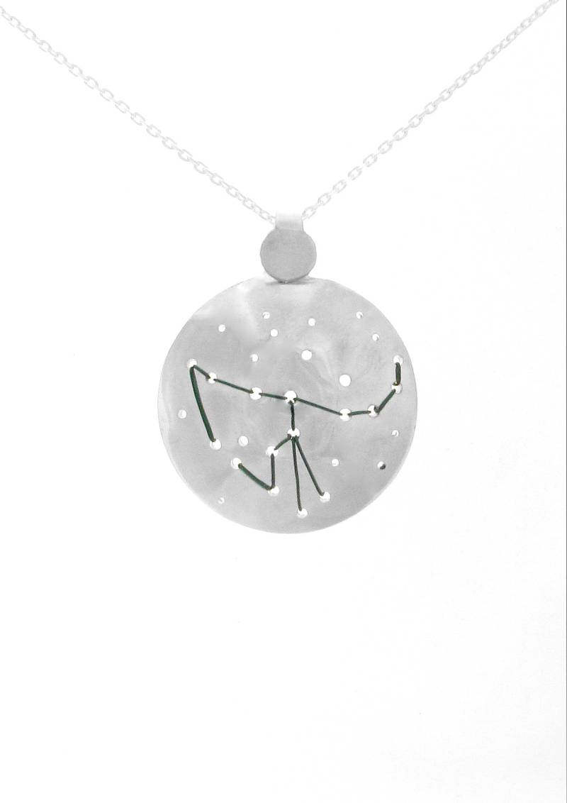 steinbock Konstellation Anhänger, Tierkreis Zeichen von MinicsigaJewellery