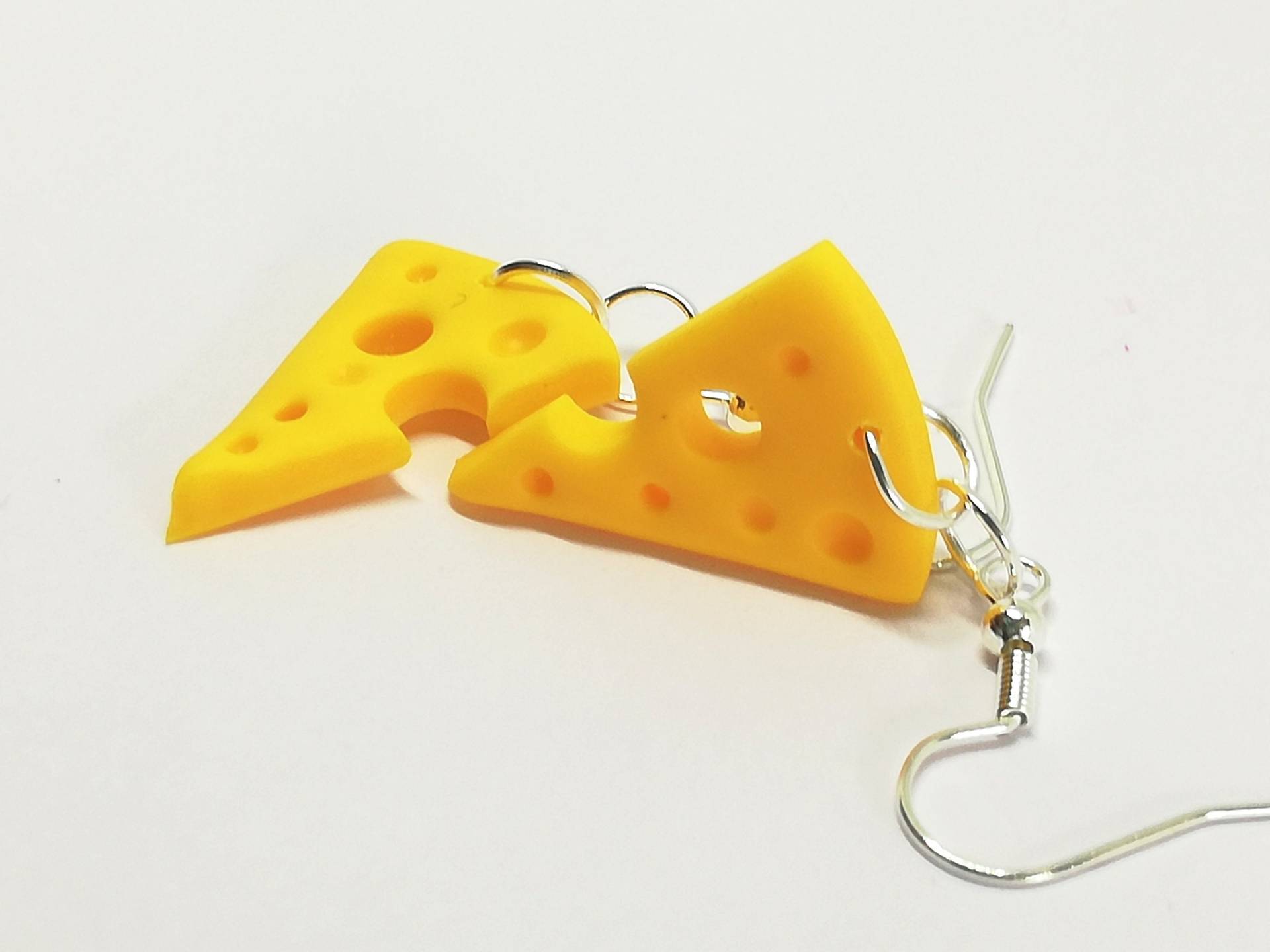 Fimo Ohrringe Käse Fimo Ohrringe Käse von MinifoodsStudio