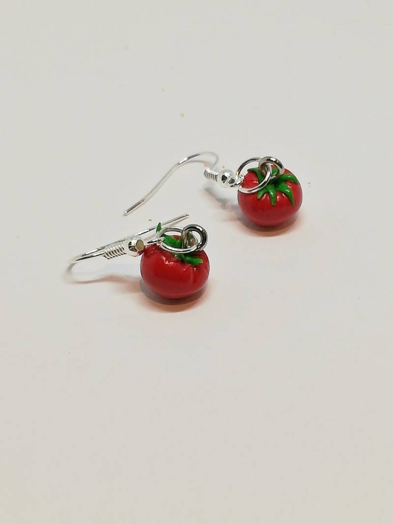 Fimo Ohrringe Tomaten von MinifoodsStudio