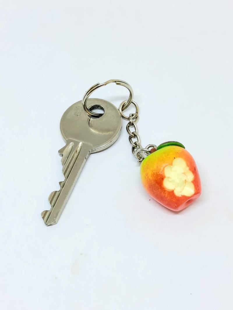 Neuheit Schlüsselanhänger Apfel Beißen Neuheit Schlüsselanhänger Apfel Beißen von MinifoodsStudio
