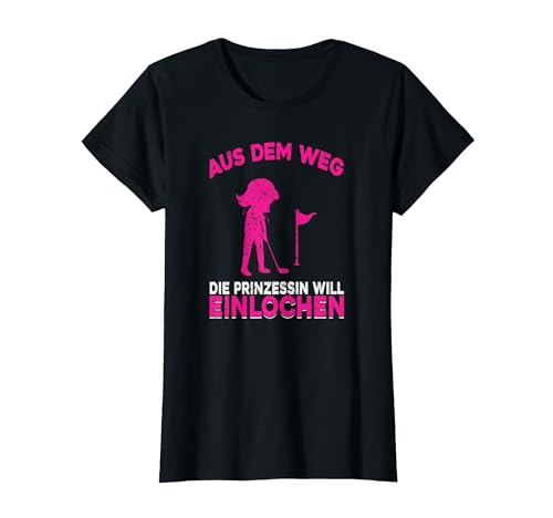 Minigolferin Damen Minigolfspielerin Minigolf Mädchen T-Shirt von Minigolf Geschenke Frauen, Mini Golf Zubehör