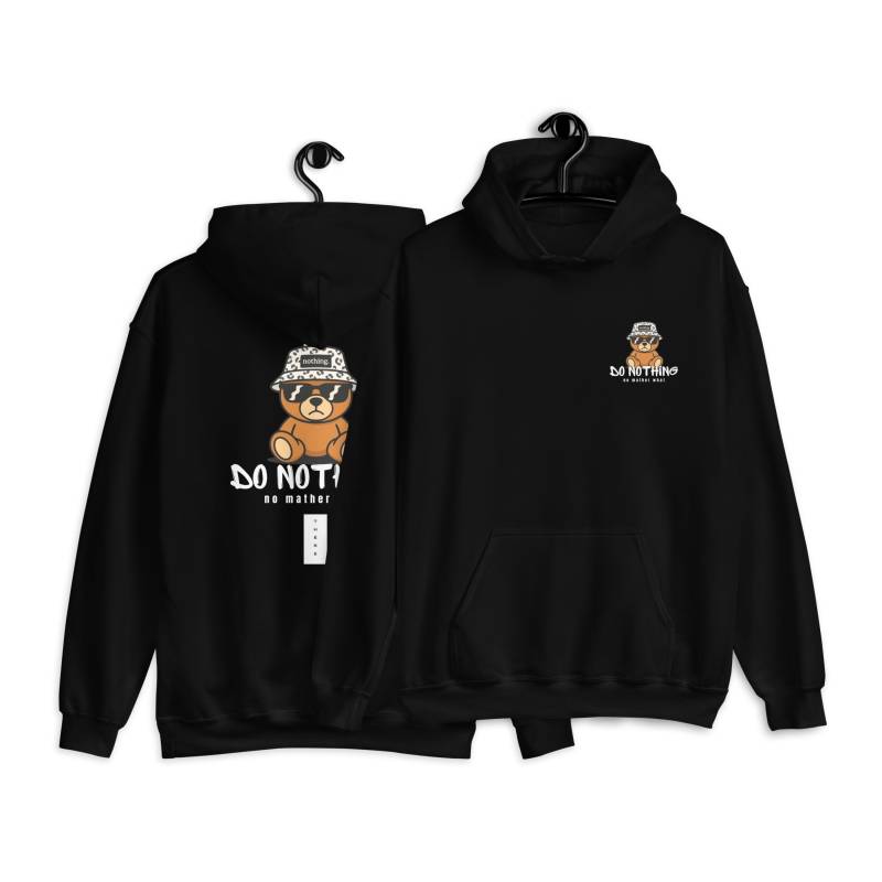 Unisex Teddy Hoodie - Funny "Do Nothing' Embroidered Sweatshirt, Cozy Streetwear Unisex Teddy Hoodie - Funny "Do Nothing' Embroidered Sweatshirt, Cozy Streetwear von MinimalInspiriert