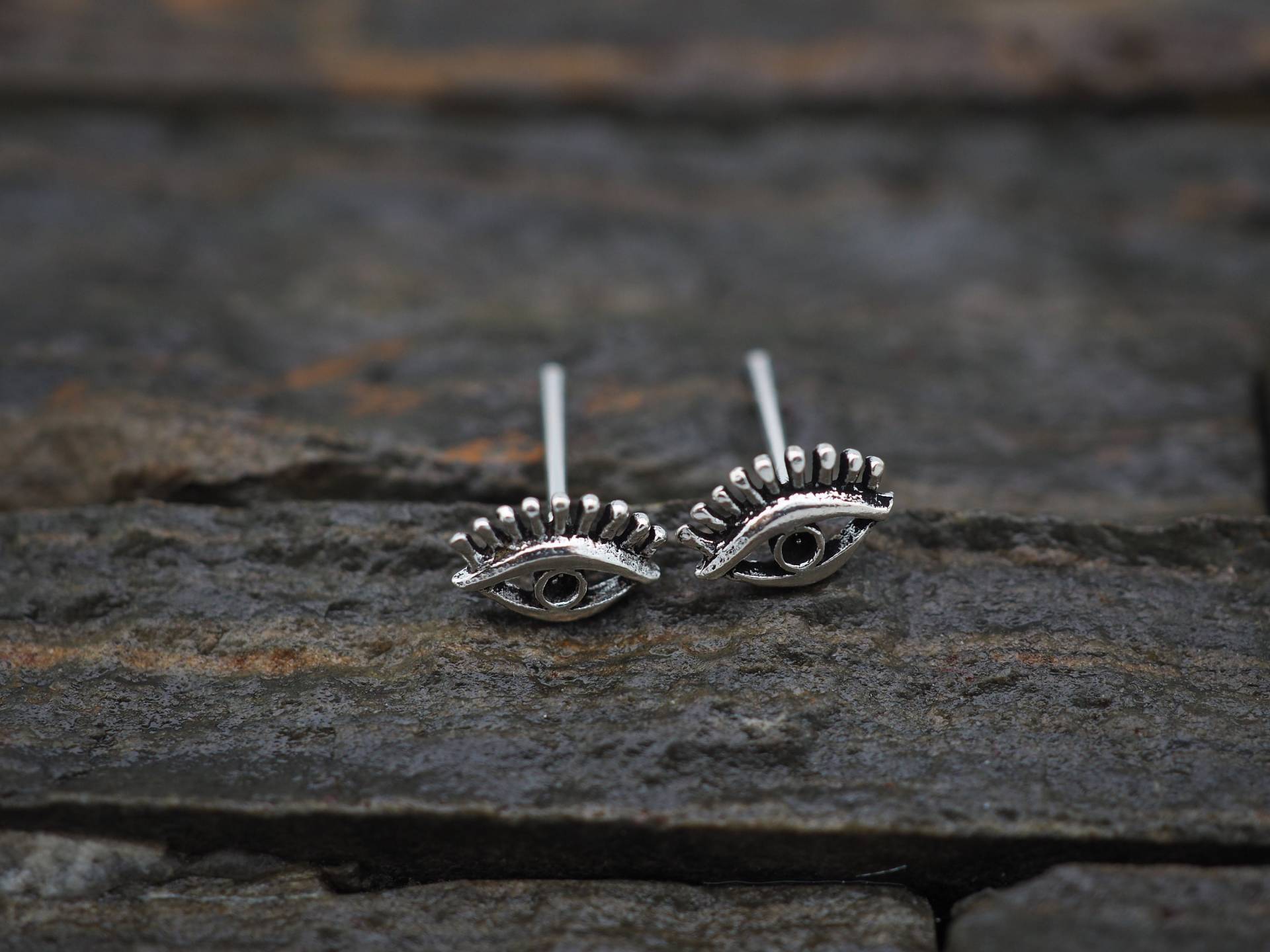 Evil Eye Ohrstecker 925 Sterling Silber Minimalist Ohrringe Evil Eye Ohrstecker 925 Sterling Silber Minimalist Ohrringe von MinimalJewelrybyJK