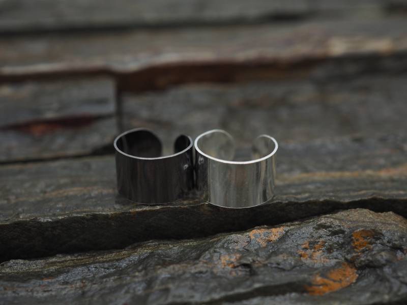 sterling Silber Non-Pierce Ohrmanschette Verstellbare Helix Knorpel Schmuck sterling Silber Non-Pierce Ohrmanschette Verstellbare Helix Knorpel Schmuck von MinimalJewelrybyJK