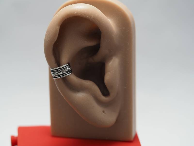 sterling Silber Ohrmanschette Verstellbarer, Nicht Durchbohrter Knorpelschmuck von MinimalJewelrybyJK