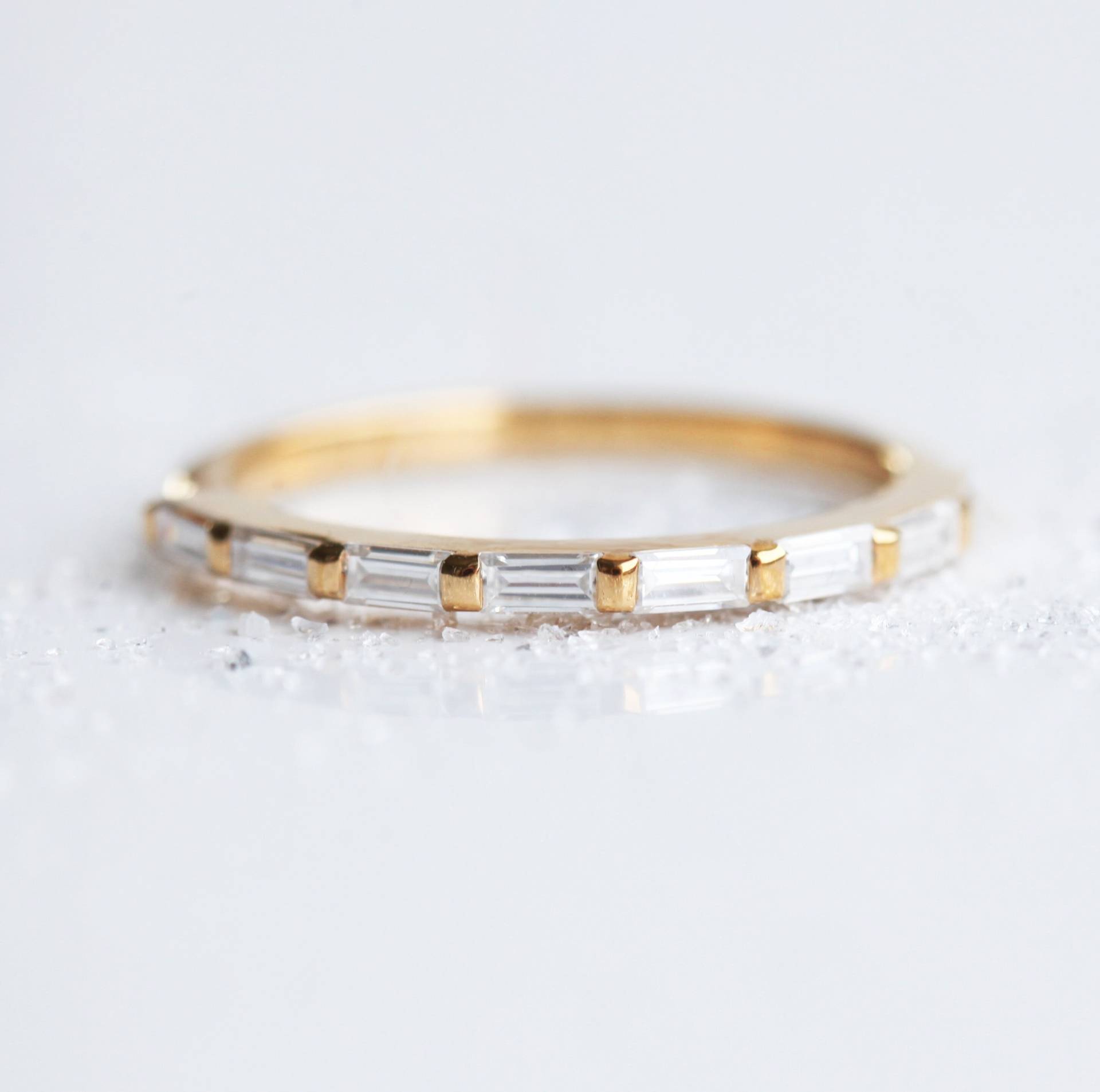Baguette Ehering, Diamant Eternity Ring von MinimalVS