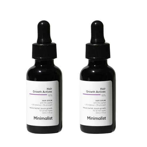 Minimalist Hair Density Serum 18% duo | With Procapil, Capixyl, Redensyl, Anagain & Baicapil For Hair Fall Control | Women & Men | 30 ml x 2 Minimalist Hair Density Serum 18% duo | With Procapil, Capixyl, Redensyl, Anagain & Baicapil For Hair Fall Control | Women & Men | 30 ml x 2 von Minimalist