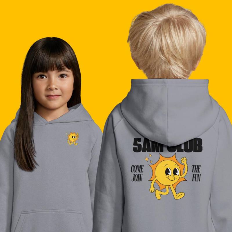 5 A.m. Club | Bio-Hoodie Für Kinder Kapuzenpulli Verschiedene Farben von MiniminiMeBoutique
