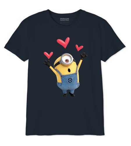 Minion Monsters Jungen Boutmints022 T-Shirt, Marineblau, 10 Jahre von Minion Monsters