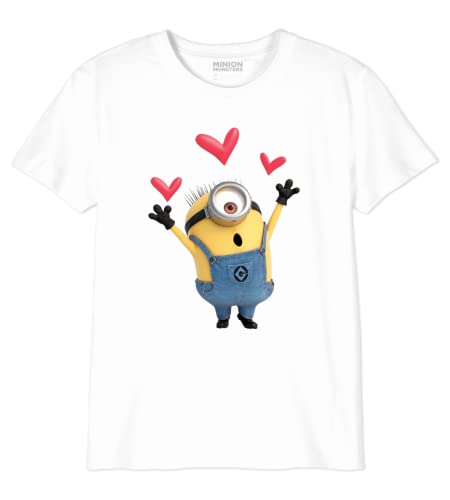 Minion Monsters Jungen Boutmints022 T-Shirt, weiß, 6 Jahre von Minion Monsters