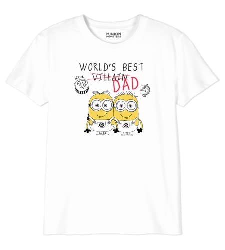 Minion Mosters Jungen Boutmints023 T-Shirt, weiß, 8 Jahre von Minion Mosters