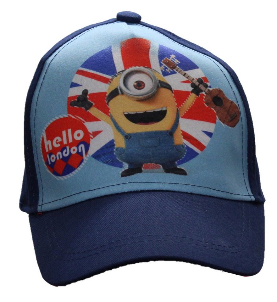 Minions Baseball Cap Minions Baseball Kappe Hello London Blau Größe 52 von Minions