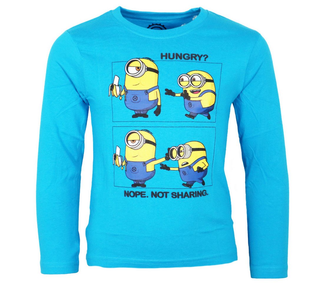 Minions Langarmshirt Die Minions Kinder Jungen langarm Shirt Langarmshirt 100% Baumwolle, Gr. 104-134 Minions Langarmshirt Die Minions Kinder Jungen langarm Shirt Langarmshirt 100% Baumwolle, Gr. 104-134 von Minions