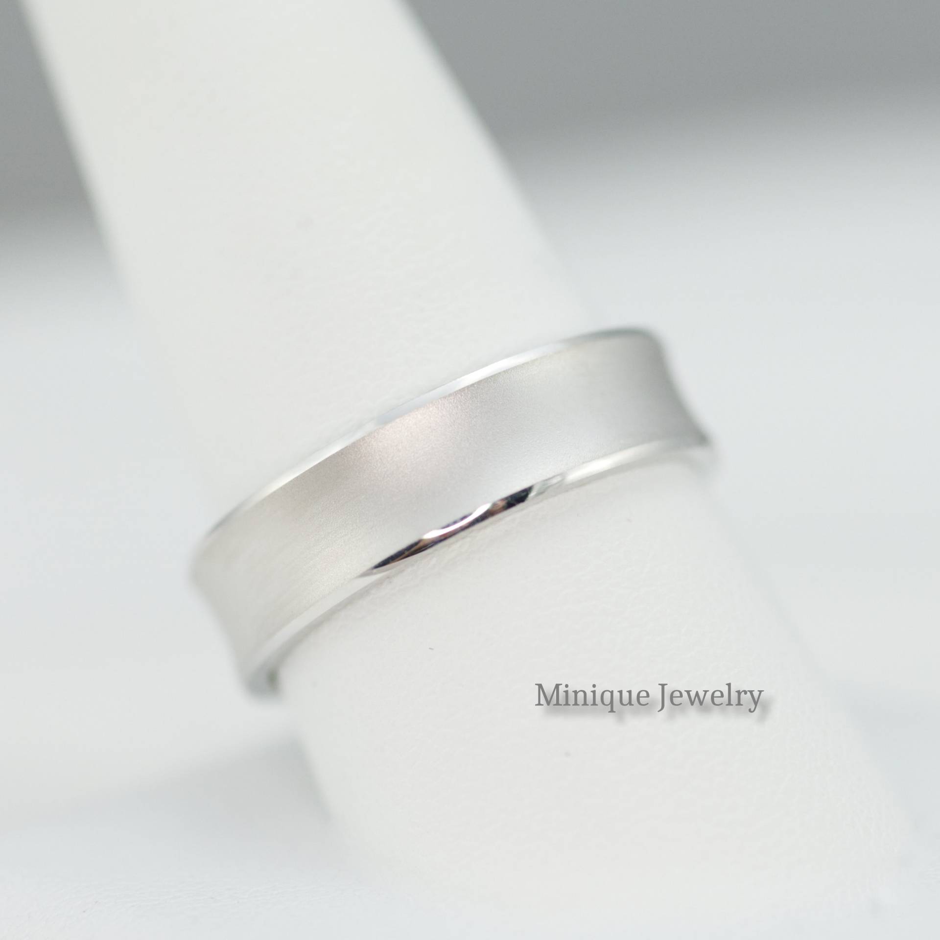 Trauring 925 Sterling Silber Unisex, His & Her, Verlobungsring. Daumen, Zeh. Comfort Fit 6 Mm Hergestellt in Den Usa. #241 von MiniqueJewelry