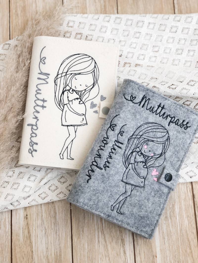 Mutterpasshülle „Kugelmami" von Minispatz