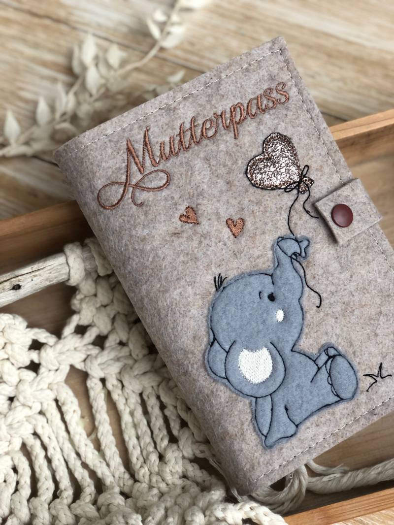 Mutterpasshülle "Elefant" von Minispatz