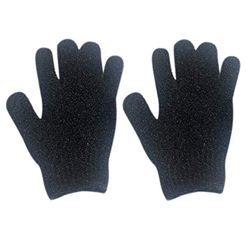 Minkissy 4PCS Peeling Handschuhe Bad Handschuhe Körper Wäscher Handschuhe Tote Haut Entferner für Frauen Männer Dusche Spa Massage von minkissy