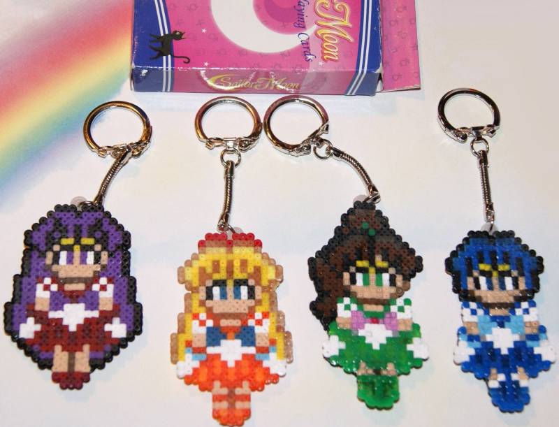 Sailor Moon Schlüsselanhänger - Merkur, Mars, Jupiter, Venus Sailor Moon Schlüsselanhänger - Merkur, Mars, Jupiter, Venus von MinkysCrafts