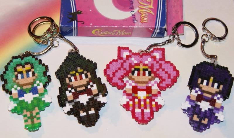 Sailor Moon Schlüsselanhänger - Pluto, Saturn, Neptun, Mini Sailor Moon Schlüsselanhänger - Pluto, Saturn, Neptun, Mini von MinkysCrafts