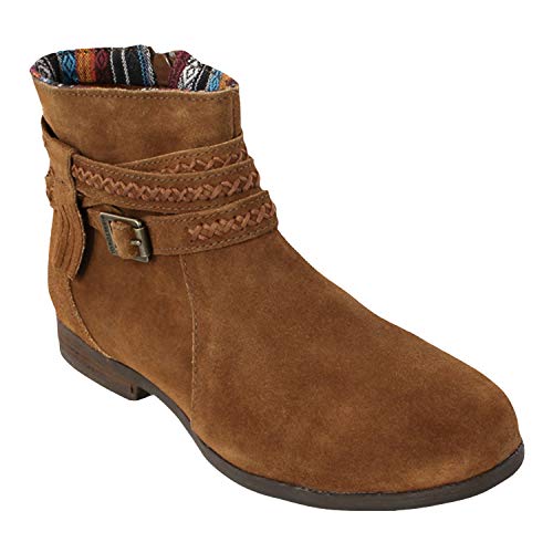 Minnetonka, Damen Dixonboot Kurzschaft Stiefel, Braun (Dustybrown), 36 EU von Minnetonka