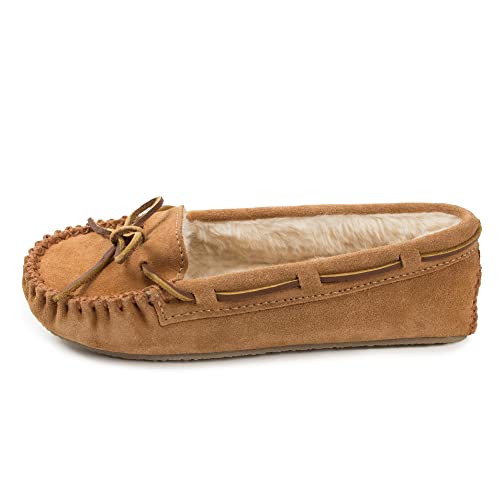 Minnetonka 4011 Cally Slipper, Damen Hausschuhe, Beige (cinnamon), EU 36, (US 5) von Minnetonka