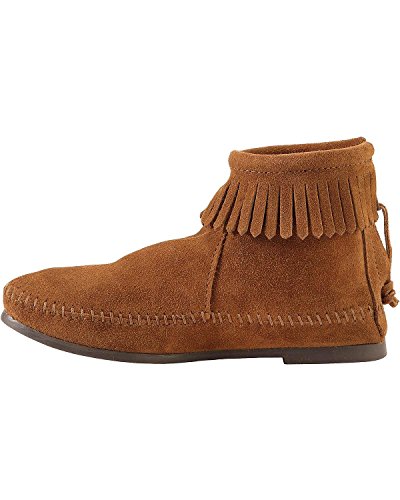 Minnetonka Damen Back Zipper 189 Stiefeletten 35 EU, Braun - braun - Größe: 40 EU von Minnetonka