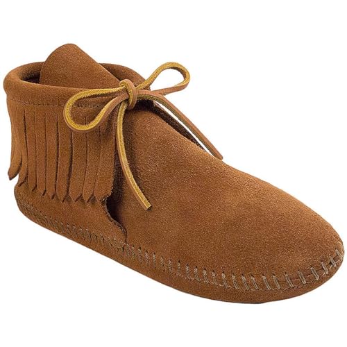 Minnetonka Damen Classic Fringe 482 Mokassin Stiefel, Braun (BrownBrown), 40 EU von Minnetonka