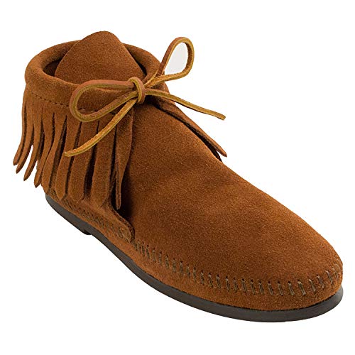 Minnetonka Damen Classic Fringe Boot Mokassin Stiefel, Braun (Brown 2), 38 EU von Minnetonka