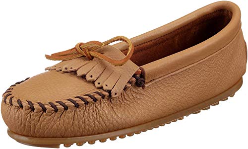 Minnetonka Damen Deerskin Kilty Mokassin, Beige (Mocha 2), 38 von Minnetonka