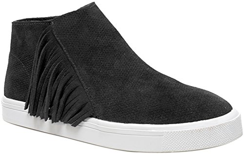 Minnetonka Damen Gwen Bootie Slip On Sneaker, Schwarz, 36 EU von Minnetonka