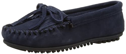 Minnetonka Damen Kilty Hardsole Mokassins, Blau (Navy), 37.5 EU von Minnetonka