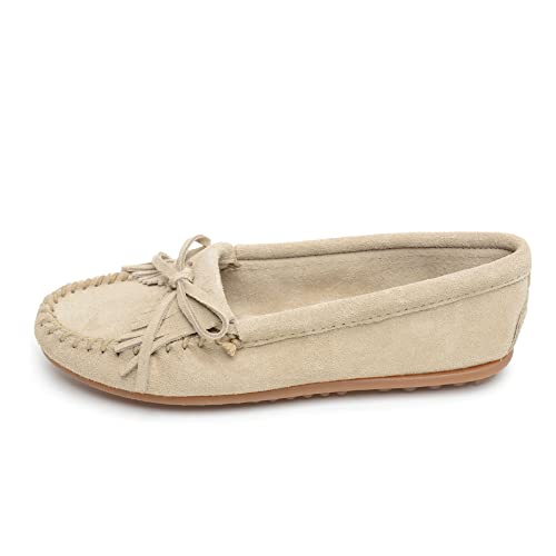 Minnetonka Damen Kilty Hardsole Mokassins, Stein, 37 EU von Minnetonka