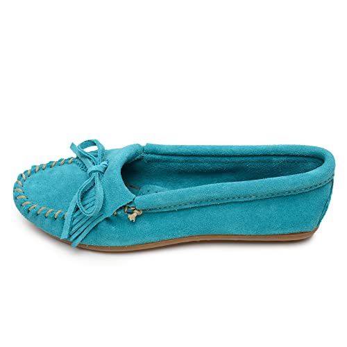 Minnetonka Damen Kilty Moc Mokassin, Türkis (Turquoise/TRQ), 36 EU von Minnetonka