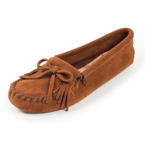 Minnetonka Damen Kilty Suede Moc 102 Mokassin, Braun (BrownBrown), 39 EU von Minnetonka