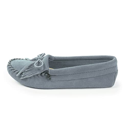 Minnetonka Damen Kilty Suede Moc 109 Mokassin, Blau (Storm BlueStorm Blue), 39 EU von Minnetonka