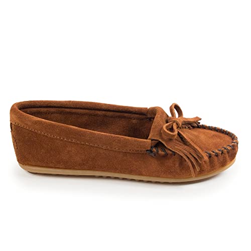 Minnetonka Damen Kilty Wildleder Moc Mokassins, braun, 39.5 EU von Minnetonka