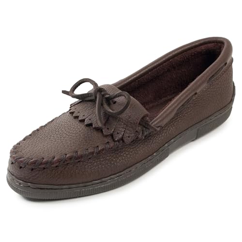 Minnetonka Damen Moosehide Fringed Kilty 392 Mokassin, Braun (Chocolate), 37 EU von Minnetonka