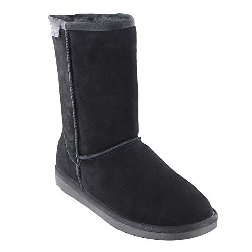 Minnetonka Damen Olympia Kurzschaft Stiefel, Schwarz (BlackBlack), 35 EU von Minnetonka