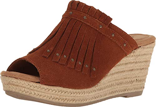 Minnetonka Damen Quinn/Brown Suede Sandale, 42 EU von Minnetonka