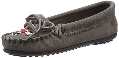 Minnetonka Thunderbird II Mokassin, Grau (GreyGrey), 35 EU von Minnetonka