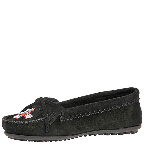 Minnetonka Damen Thunderbird II Mokassin, Schwarz (Black), 38 EU von Minnetonka