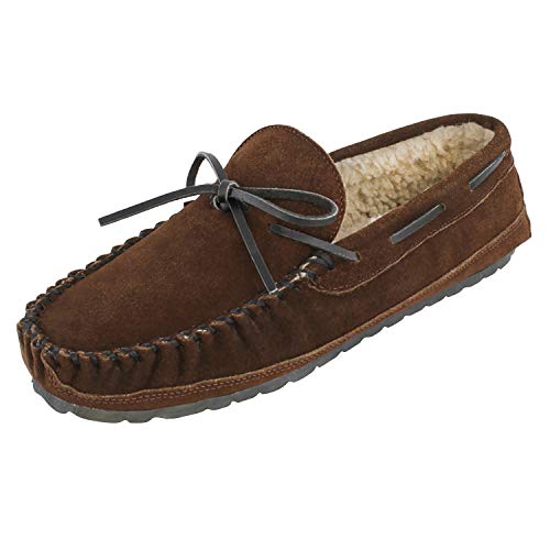 Minnetonka Herren 4155 Casey Flache Hausschuhe, Braun (Chocolate), 41 EU von Minnetonka