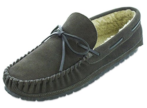 Minnetonka Herren Casey Mokassin, Grau (Charcoal), 45 EU von Minnetonka