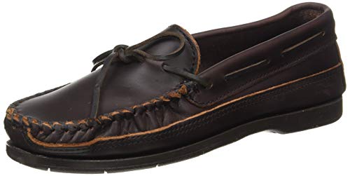 Minnetonka Herren DOUBLEBOTTOMHARDSOLE/DBROWN Moccasin, Dunkelbraun Lariat, 39.5 EU von Minnetonka