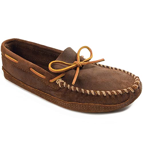 Minnetonka Herren Double Bottom Softsole Mokassin, Braun (Brown), 40.5 EU von Minnetonka