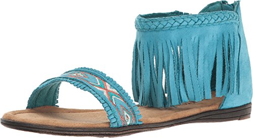 Minnetonka Mädchen Coco Sandalen, Türkis (Turquoise) von Minnetonka