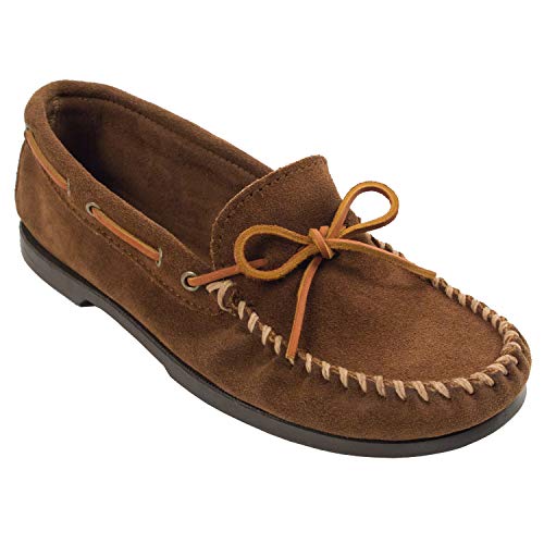 Minnetonka Men's Classic Camp Moccasin,Dusty Brown,11.5 M US von Minnetonka