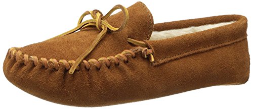 Minnetonka Traditional Pile Lined Softsole, Herren Niedrig Hausschuhe, Braun (Brown), 42 EU von Minnetonka